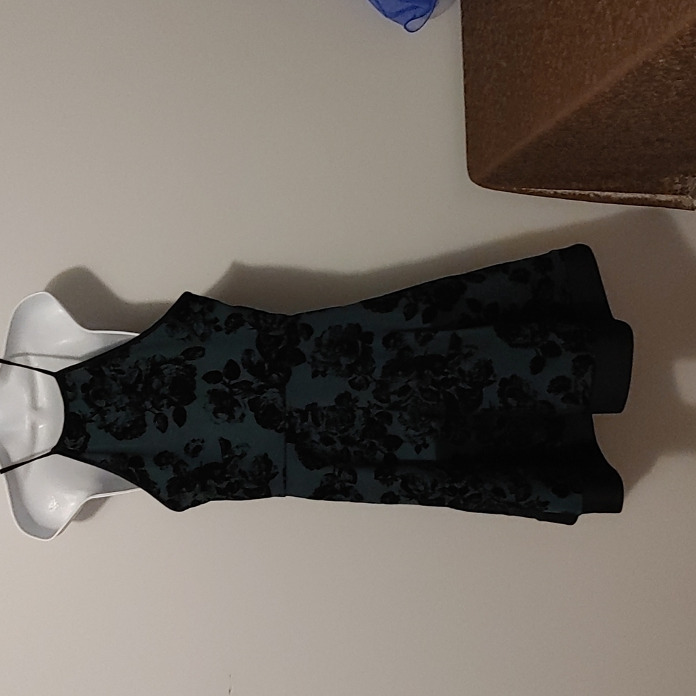 Velvet Floral Dress